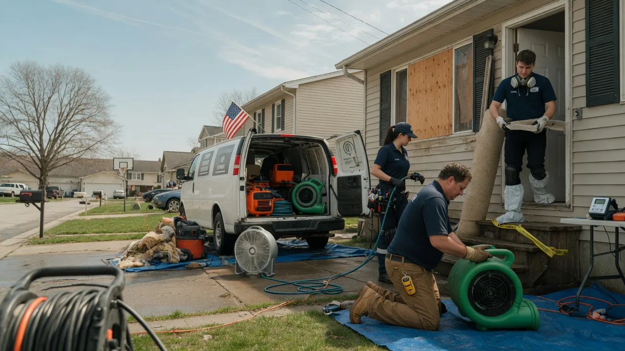 Water Damage Restoration in Red Hill, PA near me